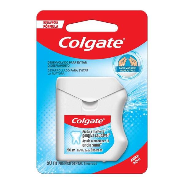 Imagem de Kit Colgate Creme Dental 140g + Enxaguante Bucal 2L + Fio Dental  50m