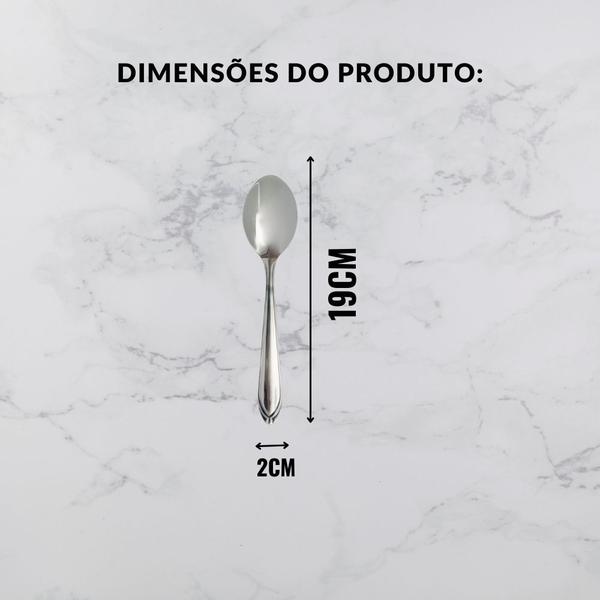 Imagem de Kit colher de mesa monaco 6 peças - ad