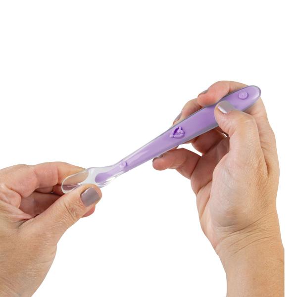 Kit Colher de Silicone Infantil 2 Unidades Introdução Alimentar Buba Imagem de Kit Colher de Silicone Infantil 2 Unidades Introdução Alimentar Buba