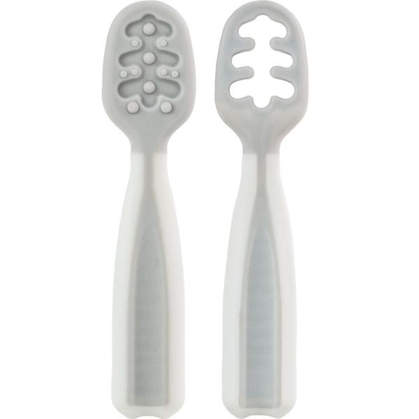 Kit Colher de Treinamento Cinza - 2 Peças - Buba Imagem de Kit Colher de Treinamento Cinza - 2 Peças - Buba