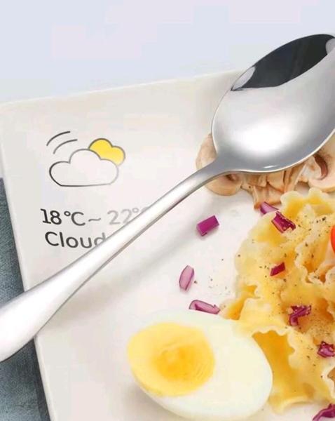 Imagem de Kit colheres sopa/mesa de aço inox 12 peças