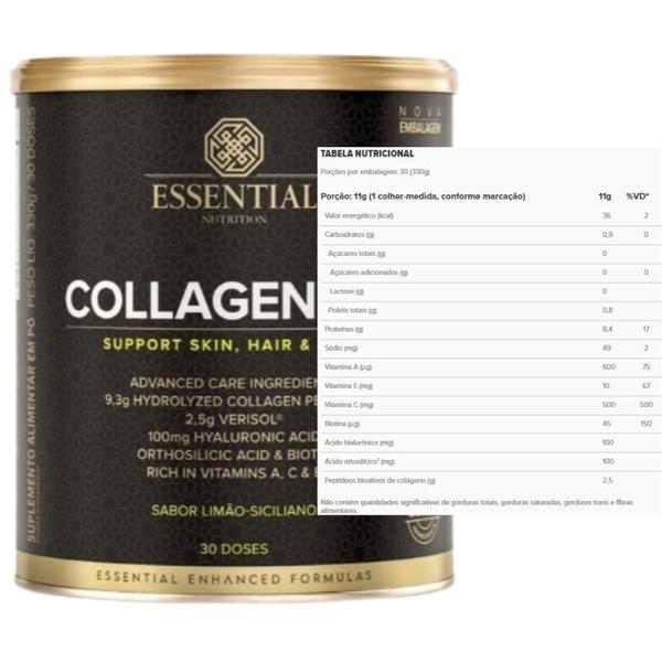 Imagem de Kit Collagen Skin Verisol (300g) + Coenzima Q10 Coq10 (60caps) - Essential Nutrition