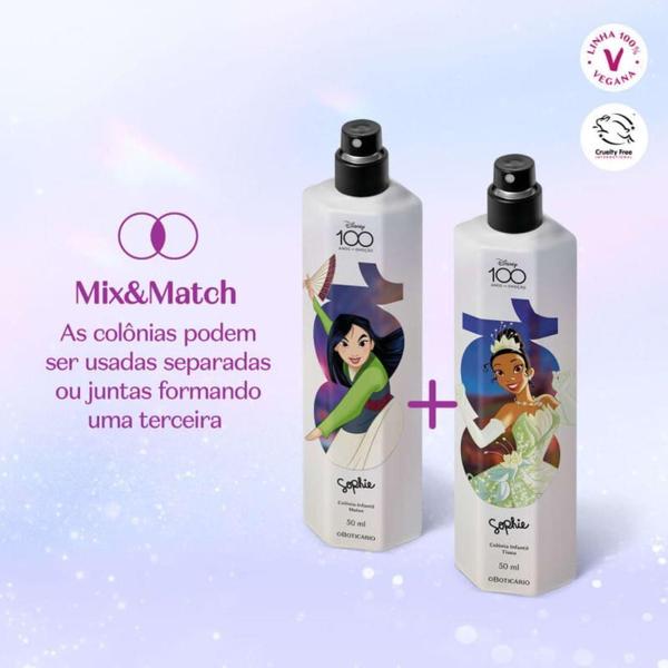 Imagem de Kit Colônia Infantil Sophie Disney100 2X50Ml - Boticario