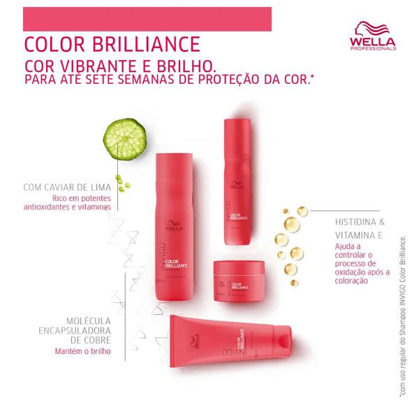 Imagem de Kit Color Brilliance Shampoo 250ml Máscara e Li Balm - Wella