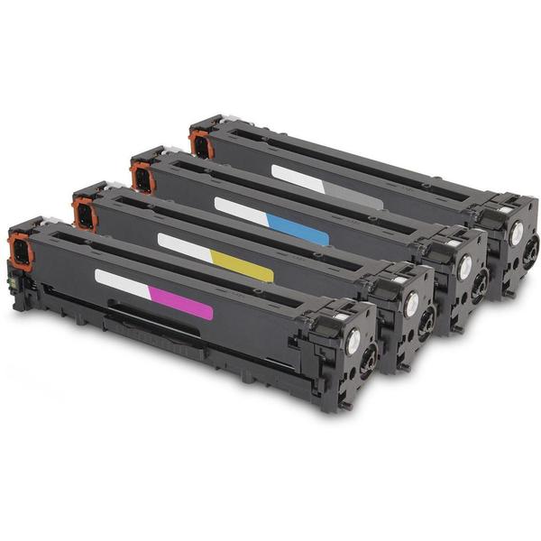 Imagem de Kit Colorido 4 Cores de Toner Compatível 125A 128A 131A para CP1215 CM1312 CM1415 CP1510 CP1525 M251 M251NW M276 M276N