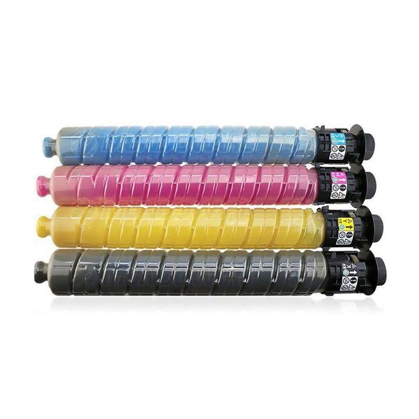 Imagem de Kit Colorido Toner Compatível para Impressora MP-C2003 MP-C2503 MP-C2004 MP-C2504 MP-C2003SP