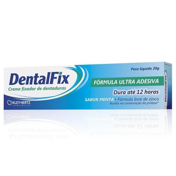 Imagem de Kit Com 02 - Fixador Dentalfix - Creme - Sabor Menta - 20G