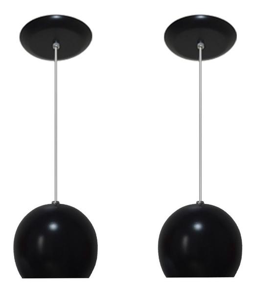 Kit Com 02 Lustres Pendentes Modelo Bolinha - Varias Cores - Ideal balcão Bancada Cabeceira de Cama - LUSTRES AMANDINI Imagem de Kit Com 02 Lustres Pendentes Modelo Bolinha - Varias Cores - Ideal balcão Bancada Cabeceira de Cama