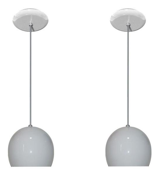Kit Com 02 Lustres Pendentes Modelo Bolinha - Varias Cores - Ideal balcão Bancada Cabeceira de Cama - LUSTRES AMANDINI Imagem de Kit Com 02 Lustres Pendentes Modelo Bolinha - Varias Cores - Ideal balcão Bancada Cabeceira de Cama