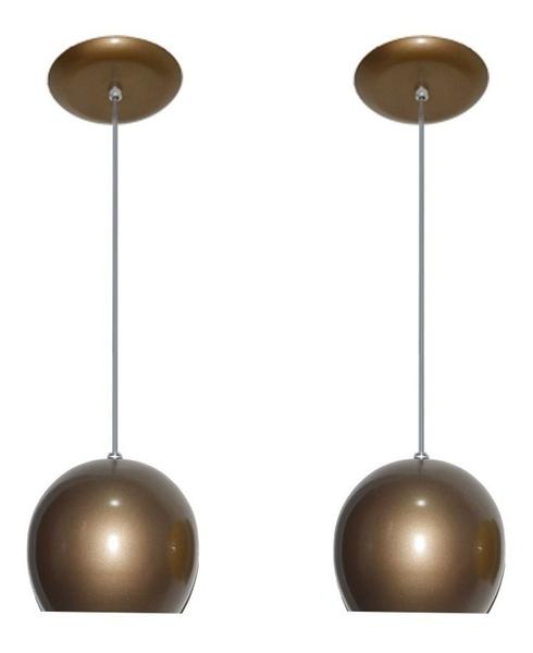 Kit Com 02 Lustres Pendentes Modelo Bolinha - Varias Cores - Ideal balcão Bancada Cabeceira de Cama - LUSTRES AMANDINI Imagem de Kit Com 02 Lustres Pendentes Modelo Bolinha - Varias Cores - Ideal balcão Bancada Cabeceira de Cama