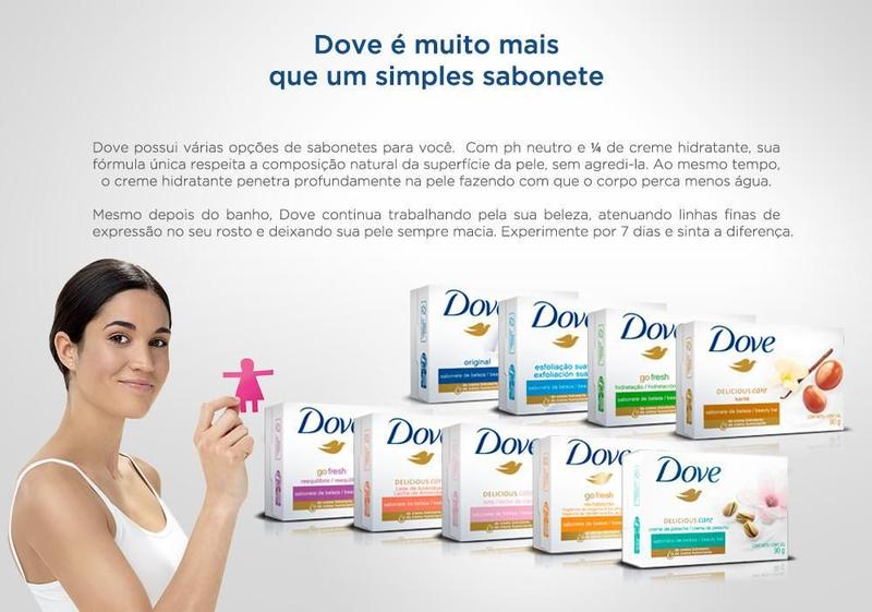 Imagem de Kit Com 02 - Sabonete Em Barra Dove Original - 90G Cada