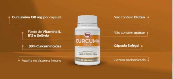 Imagem de  Kit com 02 Unidades de C u r r cu ma com 60 Cápsulas Softgel-Vitafor