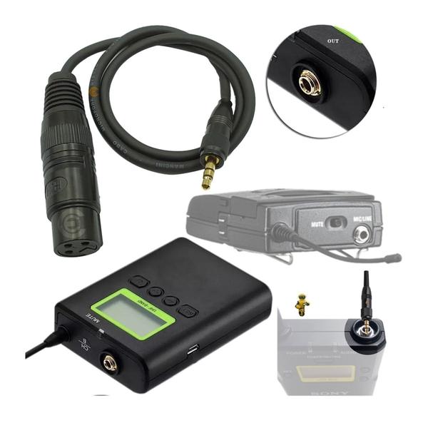 Kit Com 03 Cabos Montado P2 Com Rosca Com Femea de Linha 1M Cada Broadcast - Aiker Imagem de Kit Com 03 Cabos Montado P2 Com Rosca Com Femea de Linha 1M Cada Broadcast