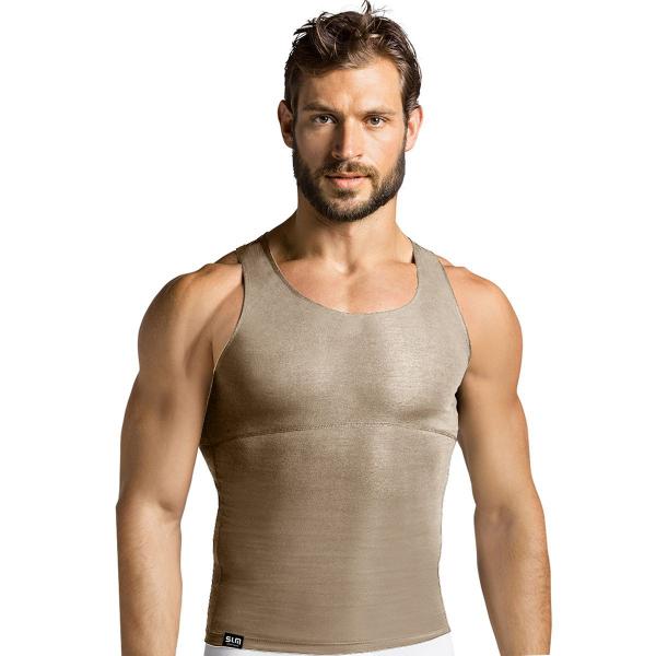 Imagem de Kit com 03 Cintas Modeladoras Masculina Bodyshaper Slim Fitness Fashion