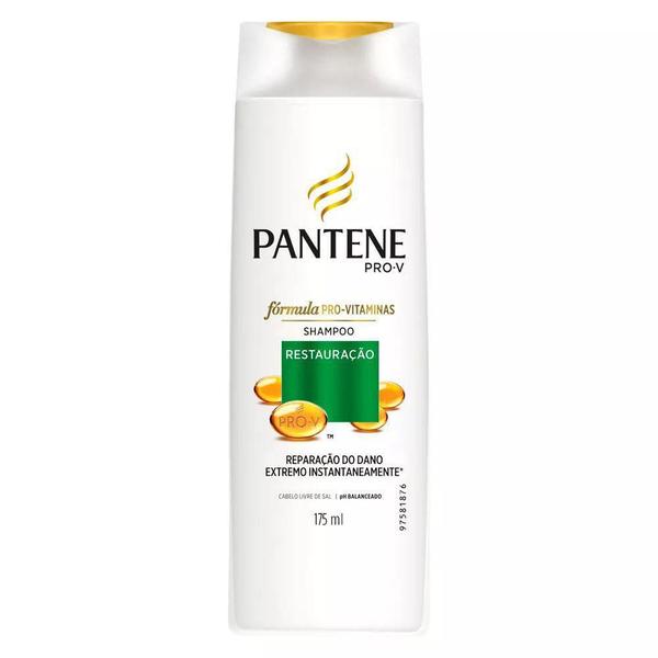 Imagem de Kit Com 03 - Shampoo Pantene - Restauração - 175Ml Cada