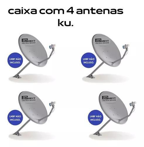 Imagem de Kit Com 04 Antena Banda Ku 60cm