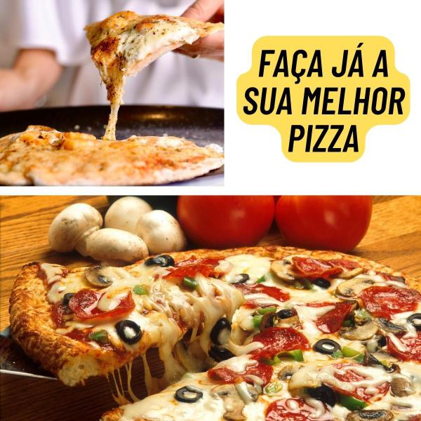 Imagem de Kit Com 05 Formas de Pizza Grande N 35 Em Alumínio