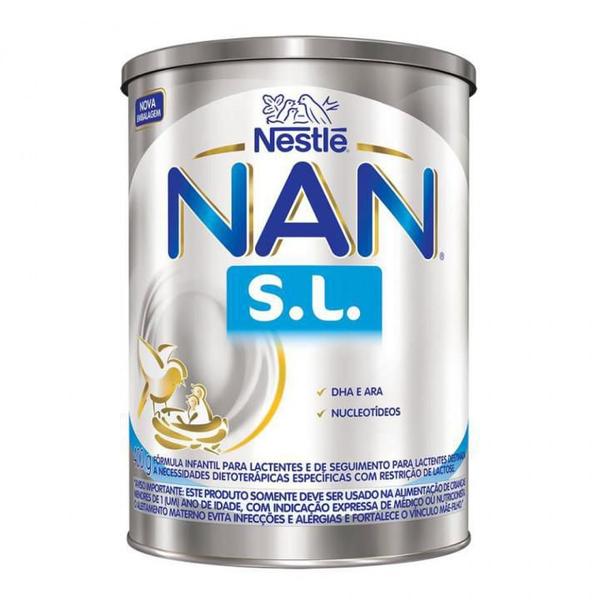 Imagem de Kit Com 05 - Nan S.L. Sem Lactose - 400G Cada