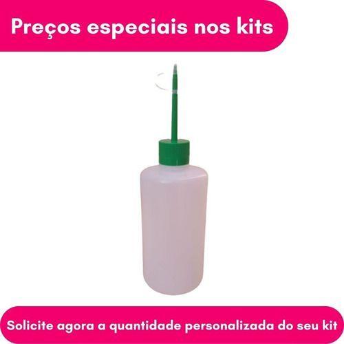 Imagem de Kit Com 05 Pissetas Plástica Almotolia Lisa 125ml Bico Reto