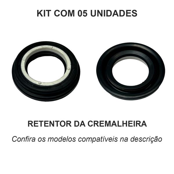 Imagem de Kit com 05 unidades de Retentor Da Bucha Direção Hidráulica para Visteon Fiesta Class 1999 Até 2007