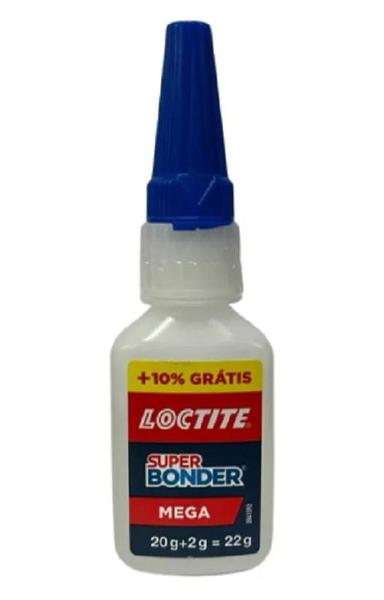 Imagem de Kit Com 06 Cola Super Bonder 22g Mega - Loctite