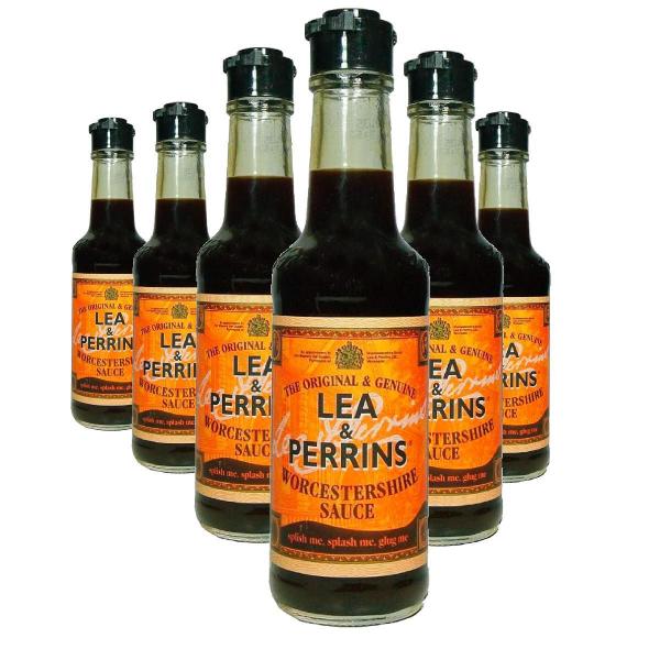 Kit Com 06 Molho Inglês Lea & Perrins 150Ml Imagem de Kit Com 06 Molho Inglês Lea & Perrins 150Ml