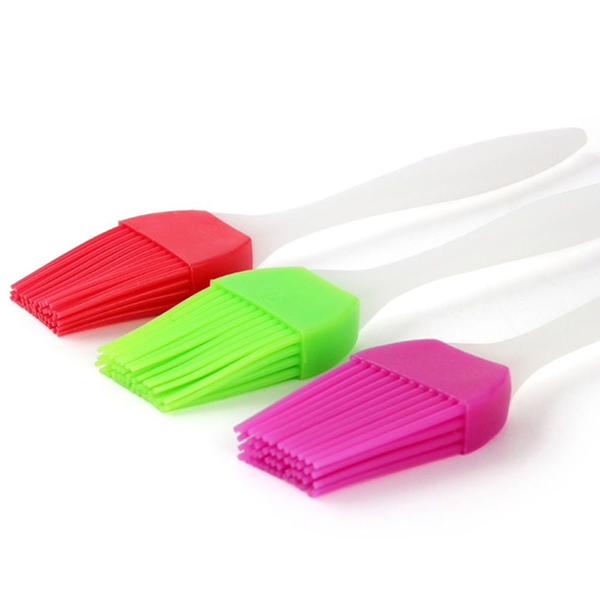 Imagem de Kit com 1 Espátula e 1 Pincel Culinário De Silicone Para Pães E Bolos Cozinha