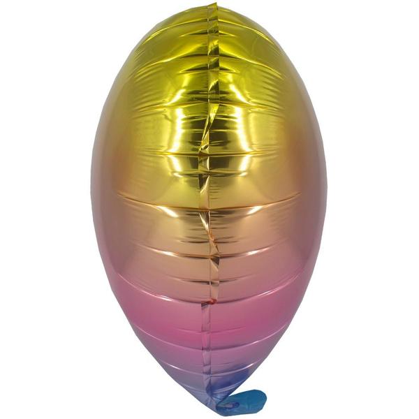 Imagem de Kit com 10 Balões Metalizado - Coração Degradê (61cm)