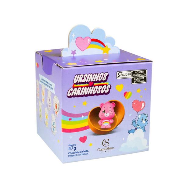 Kit com 10 Caixas Chocolate com Ursinhos Carinhosos Surpresa Coleção 47g Cacau Show Imagem de Kit com 10 Caixas Chocolate com Ursinhos Carinhosos Surpresa Coleção 47g Cacau Show