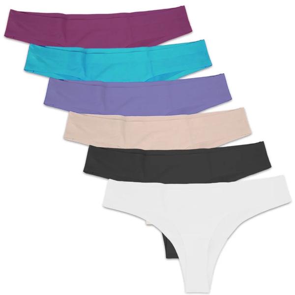 kit Com 10 Calcinha Tanga Sem Costura Corte a Laser Moda Íntima QLC SPORT kit Com 10 Calcinha Tanga Sem Costura Corte a Laser Moda Íntima QLC SPORT
