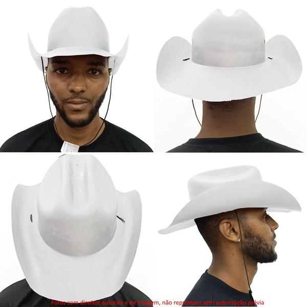 Kit com 10 Chapéus Vaqueiro Cowboy Festa Junina Infantil Fantasia e Atacado Branco - Toy Master Imagem de Kit com 10 Chapéus Vaqueiro Cowboy Festa Junina Infantil Fantasia e Atacado Branco