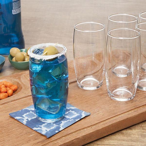 Imagem de Kit com 10 Copos Oca 300ML Transparente Água Suco Drinks