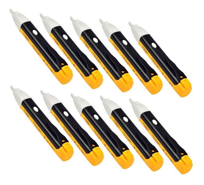 Kit Com 10 Detectores De Tensão Volt Alert 1ac-d Tipo Fluke - PIATC Imagem de Kit Com 10 Detectores De Tensão Volt Alert 1ac-d Tipo Fluke