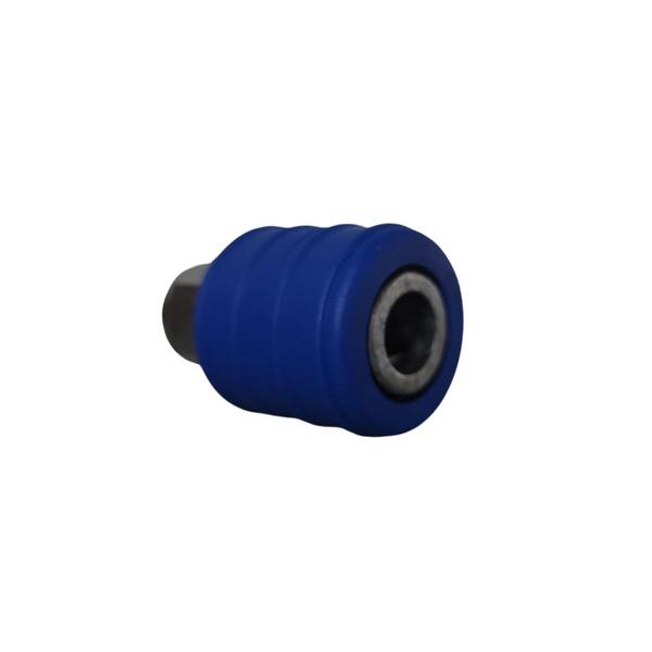 Imagem de Kit com 10 engate rapido para ar comprimido rosca femea 1/4 npt azul - hidraflux