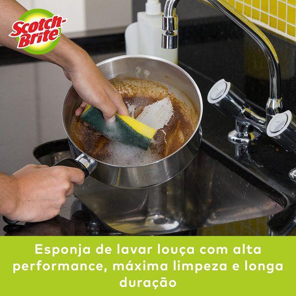 Imagem de Kit com 10 Esponja de Limpeza Pesada SCOTCH Brite