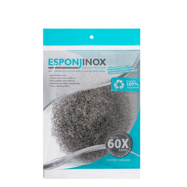 Kit com 10 Esponjas Multiuso P Aço Inox Gourmet Mix Imagem de Kit com 10 Esponjas Multiuso P Aço Inox Gourmet Mix