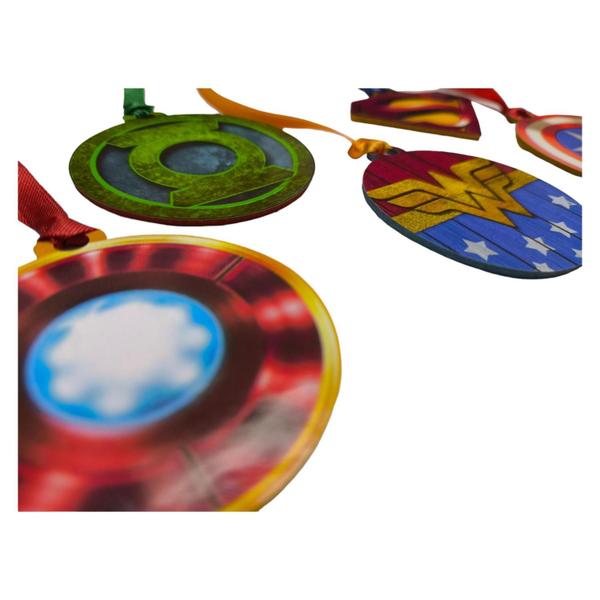 Kit com 10 Gravatinha Medalhão Pet Shop EVA Super Heróis - MIMO SHOW Imagem de Kit com 10 Gravatinha Medalhão Pet Shop EVA Super Heróis