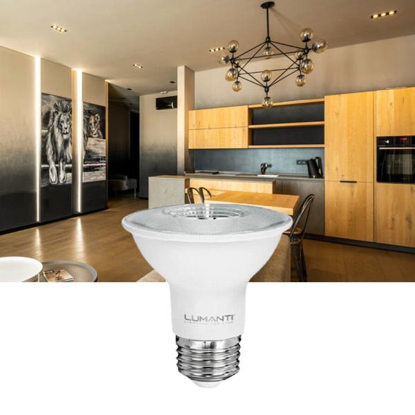 Imagem de Kit com 10 Lâmpadas Led Par20  6,5W 6500K Branco Frio - LUMANTI