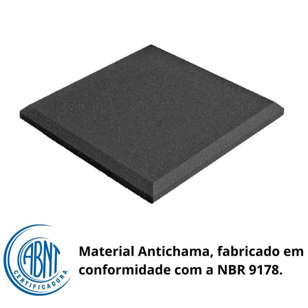 Imagem de Kit Com 10 Placas Acústicas  Antirruídos Sonoros 50x50x2