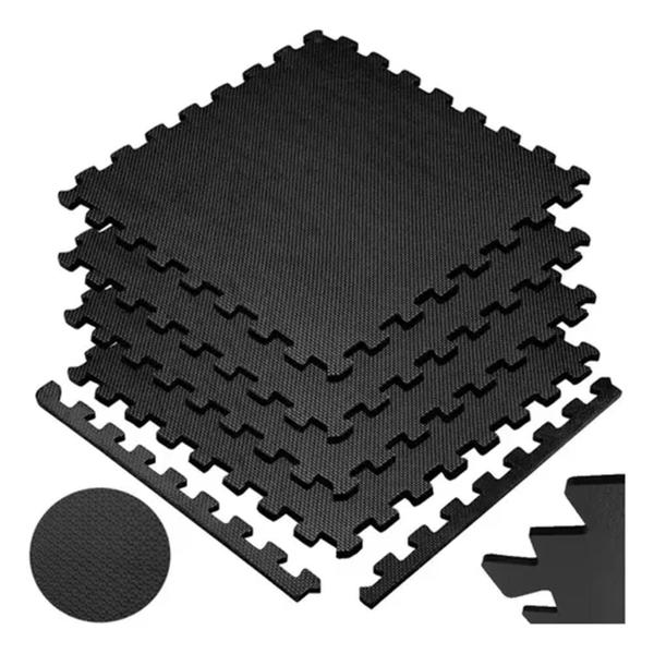 Imagem de Kit Com 10 Und Tatame Evamax Encaixe 50X50 10Mm Cor:Preto