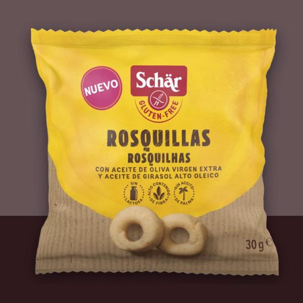Kit Com 10Und Biscoito Rosquillas Sem Gluten Schar 30G Imagem de Kit Com 10Und Biscoito Rosquillas Sem Gluten Schar 30G