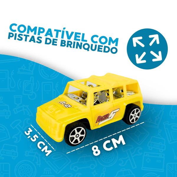 Imagem de Kit Com 12 Carrinhos Carros De Brinquedo Tipo Hot Whe Menino