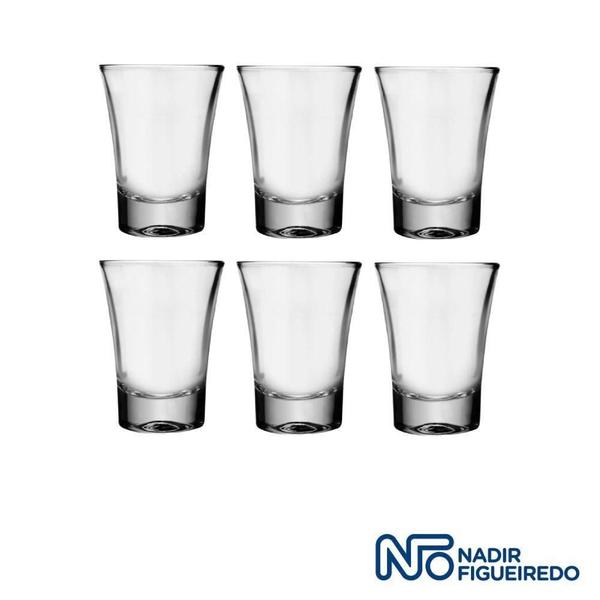 Imagem de Kit Com 12 Copos Olé Dose Shot Cachaça Tequila Nadir 60Ml