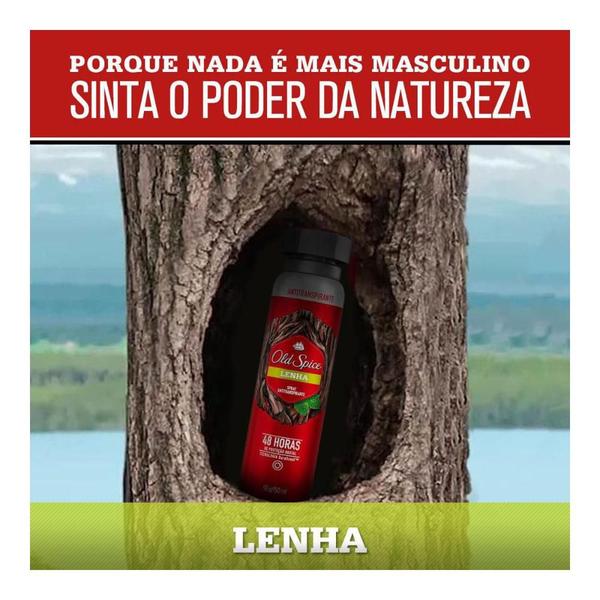 Imagem de Kit com 12 Desodorantes Spray Antitranspirante Old Spice Lenha 150ml