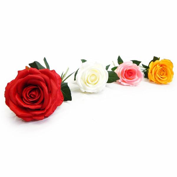 Imagem de Kit com 12 Hastes de Rosas Artificiais
