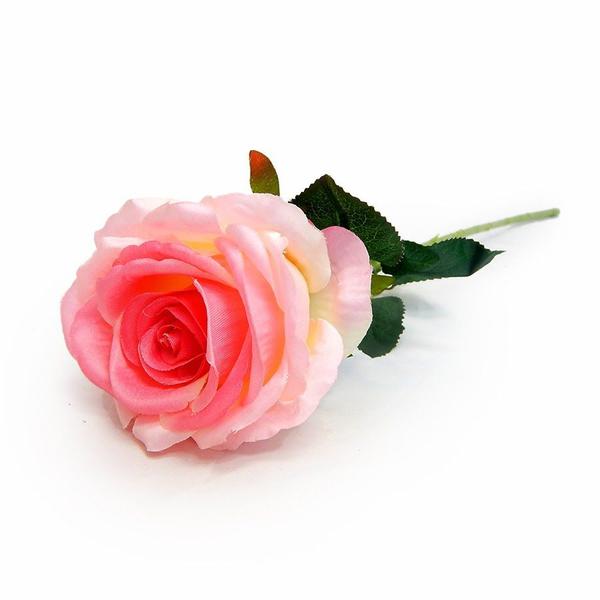 Imagem de Kit com 12 Hastes de Rosas Artificiais