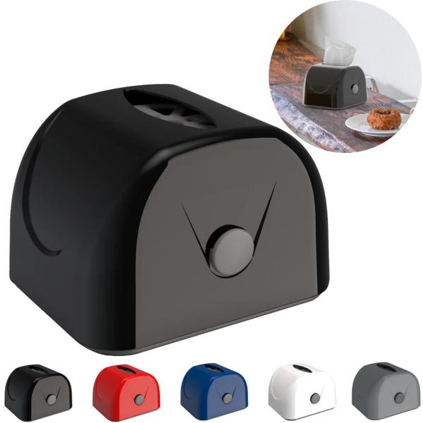 Imagem de Kit com 12 Porta Guardanapo Mesa Dispenser Multiuso Organizador Suporte Papel Interfolhado Easy Puxe