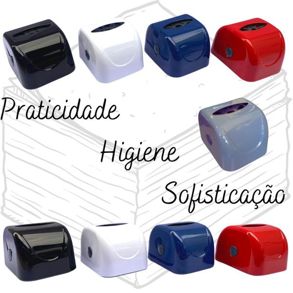 Imagem de Kit com 12 Porta Guardanapo Mesa Dispenser Multiuso Organizador Suporte Papel Interfolhado Easy Puxe