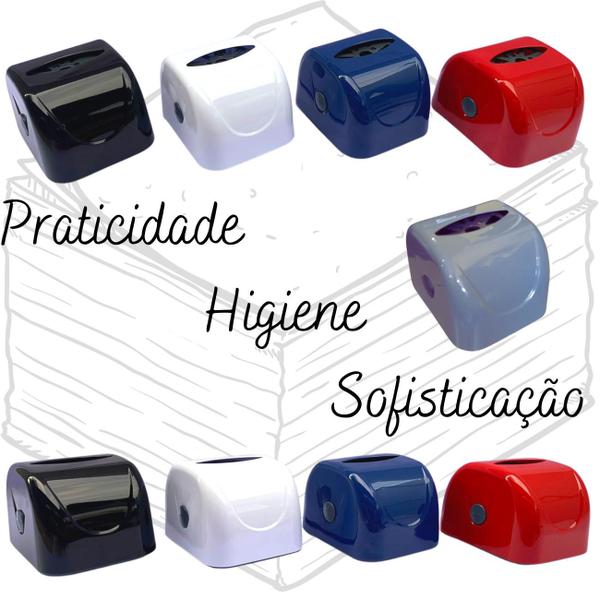 Kit com 12 Porta Guardanapo Mesa Dispenser Multiuso Organizador Suporte Papel Interfolhado Easy Puxe - Unitermi Imagem de Kit com 12 Porta Guardanapo Mesa Dispenser Multiuso Organizador Suporte Papel Interfolhado Easy Puxe