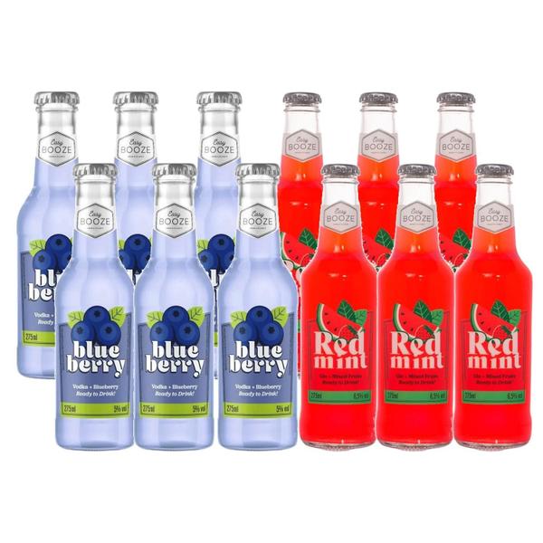 Imagem de Kit Com 12Und Easy Booze Blueberry / Red Mint 275Ml